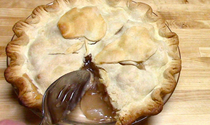 Apple pear pie